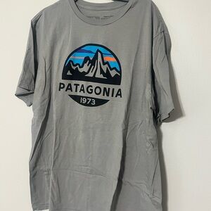Patagonia Gray Graphic T-Shirt for Men